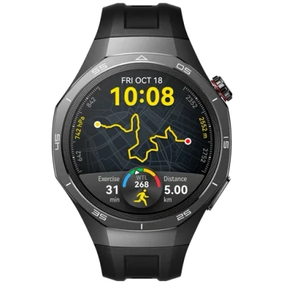 Image of Huawei Watch GT 5 Pro 46mm Black (Black Rubber Strap)