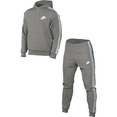Image of Nike Sportswear CLUB SUIT Tracksuit, Men&#039;s, Size: Small, Dk grey heather/white