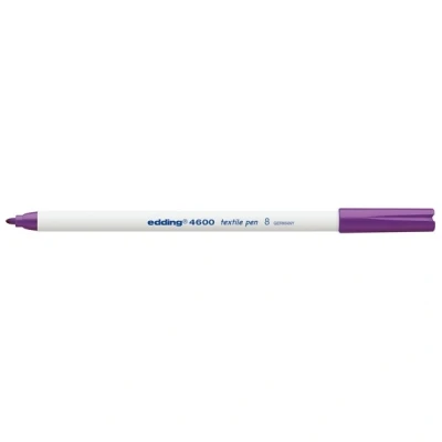 Image of edding 4600 TEXTILE T SHIRT FABRIC PEN VIOLET MARKER FINE 1mm Line