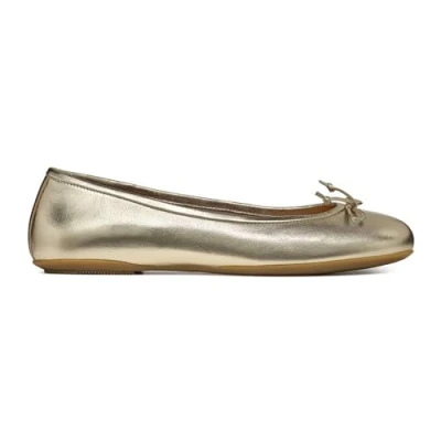 Image of Geox D Palmaria Ballet pumps, Women&#039;s, Size: 7, Light gold Leather