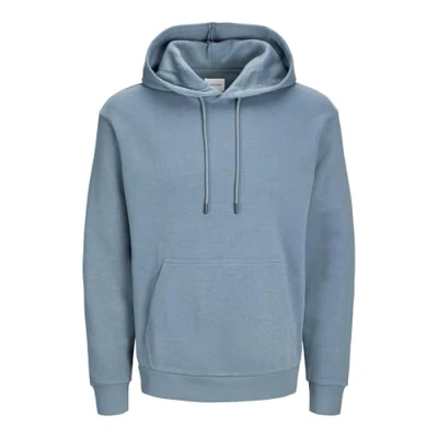 Image of JACK &amp; JONES Men&#039;s Jjebradley Sweat Hood Noos Pls Sweatshirt, Goblin Blue, 5XL
