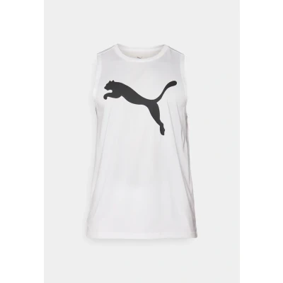 Image of Puma Essential Sleeveless TANK Top, Men&#039;s, Size: Small, white