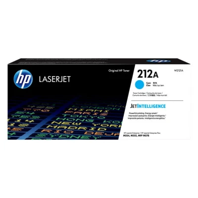 Image of HP W2121A 212A Original LaserJet Toner Cartridge, Cyan, Single Pack