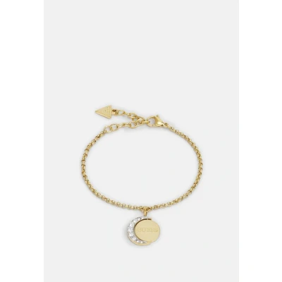 Image of Guess MOON Phases Bracelet Yellow goldcoloured, Women&#039;s, Size: Small, gold coloured