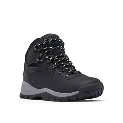 Image of Columbia Women&#039;s Newton Ridge Lightweight Waterproof Shoe Hiking Boot, Black Chalk 2024, 6.5 UK