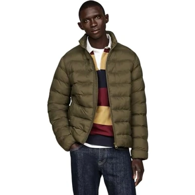 Image of Tommy Hilfiger MID Weight Stand Collar Jacket Light jacket, Men&#039;s, Size: XS, Green