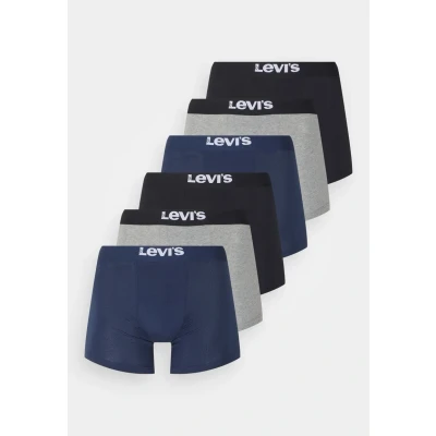 Image of Levi&#039;s MEN Basic Brief 6 PACK Pants, Men&#039;s, Size: XXL, Black/grey melange
