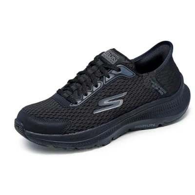 Image of Skechers GO RUN Consistent Trainers, Women&#039;s, Size: 5, Black Textile