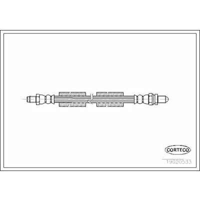 Image of Brake Hose CORTECO 19020533