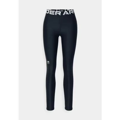 Image of Under Armour HG Authentics Leggings, Women&#039;s, Size: Small, Black/white