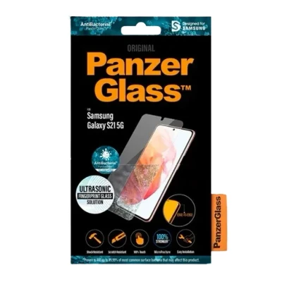 Image of PanzerGlass Tempered Glass Clear Screenprotector Samsung Galaxy S21 5G