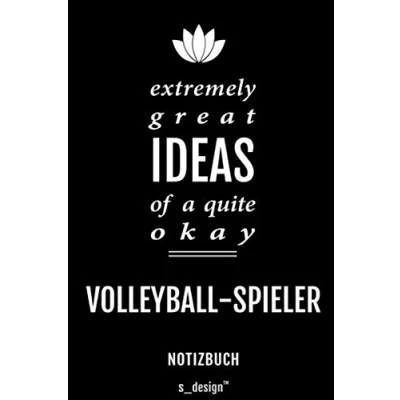 Image of Notizbuch für Volleyball Spieler: Originelle Geschenk Idee [120 Seiten gepunktet Punkte Raster blanko Papier]