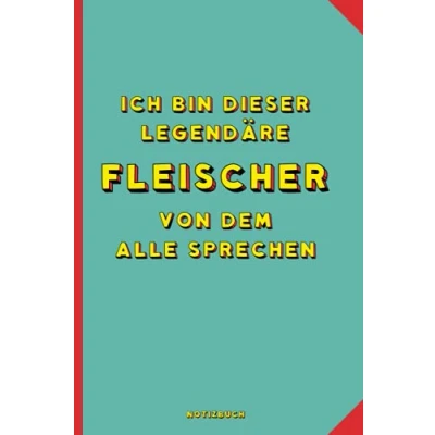 Image of Geschenk für den besten Fleischer: Notizbuch als Fleischer A5 / liniert 120 Seiten Tagebuch Terminplaner ... Mann zum Abschied Abschiedsgeschenk