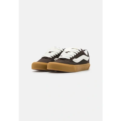 Image of Vans KNU Skool Unisex Skate shoes, Size: 3.5, Baby turkish coffee Suede