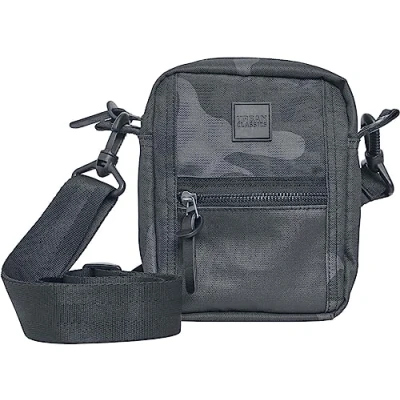 Image of Urban Classics Unisex Small Crossbody Bag Messenger (pack of 2), Dark Camo, 19 cm,