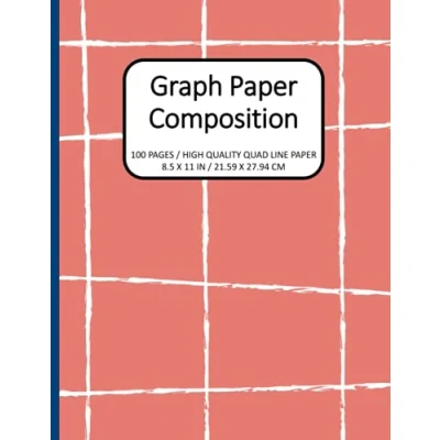 Image of Graph Paper Composition Notebook: Grid Notebook, Quad Ruled: 100 Sheets (Large, 8.5 x 11) (Graph Notebooks)