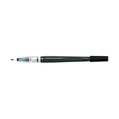 Image of Pentel Arts Colour Brush, Black (Dye) ink, 1 Blister card of XGFL 101X