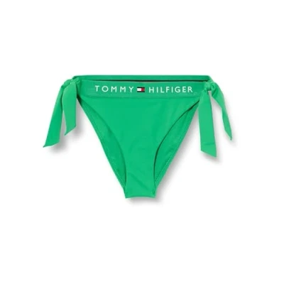 Image of Tommy Hilfiger Original Cheeky SIDE TIE Bikini bottoms, Women&#039;s, Size: 10 12, Radiant green