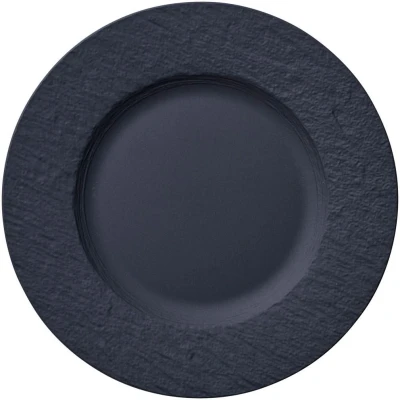 Image of Villeroy &amp; Boch Breakfast Plate Manufacture Rock Black ø 22 cm