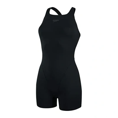 Image of Speedo Womens ECO Endurance Legsuit Swimsuit, Women&#039;s, Size: 28, Black