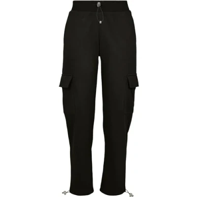 Image of Urban Classics Women&#039;s Ladies Cargo Terry Pants Slacks, Black, XS, XS