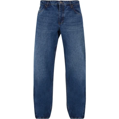 Image of Urban Classics Heavy Ounce Straight leg jeans, Men&#039;s, Size: 38, New mid blue washed
