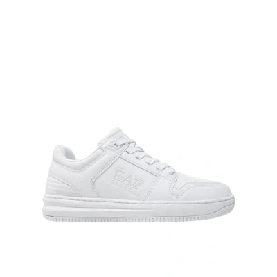 Image of EA7 Emporio Armani Slasher Unisex Trainers, Size: 6, Black/white High quality imitation leather