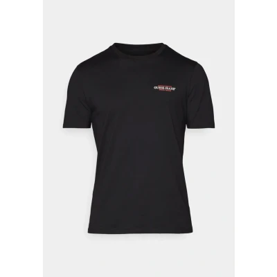 Image of Guess Jeans TEE Basic Tshirt, Men&#039;s, Size: XS, Jet black