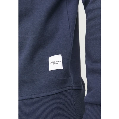 Image of Jack &amp; Jones Jjebasic CREW NECK Sweatshirt, Size: Large, Navy blazer