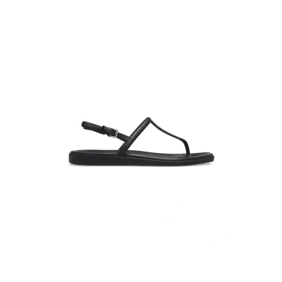 Image of Crocs Women&#039;s Miami Flip Flop, Black, 9 UK