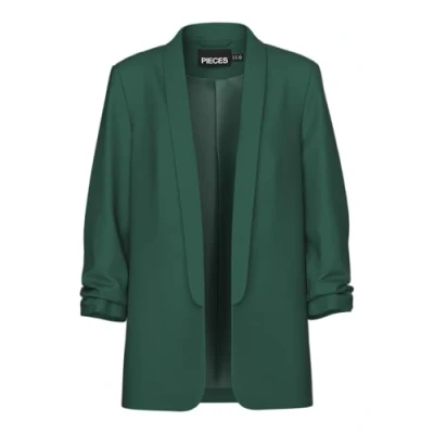 Image of PIECES Women&#039;s Blazer, Trekking Green, XL