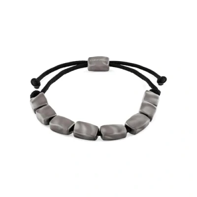 Image of Calvin Klein Waves Bracelet, Men&#039;s, Size: One Size, Grey/black
