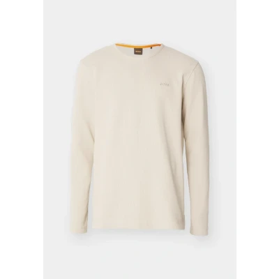 Image of BOSS Tempesto Jumper, Men&#039;s, Size: Large, Light beige