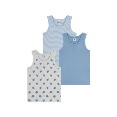 Image of Petit Bateau Debardeurs 3 PACK Undershirt multicoloured for kids, Size: 3y, Multi/coloured