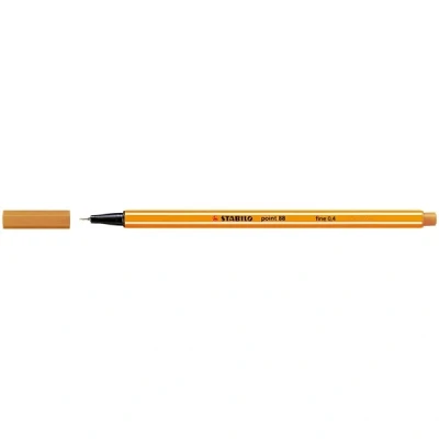 Image of STABILO Fineliner point 88 Pack of 1 Dark Ochre