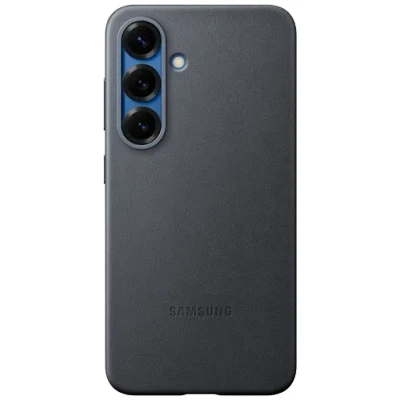 Image of Samsung Kindsuit Pu Leather Back Cover Black Galaxy S25