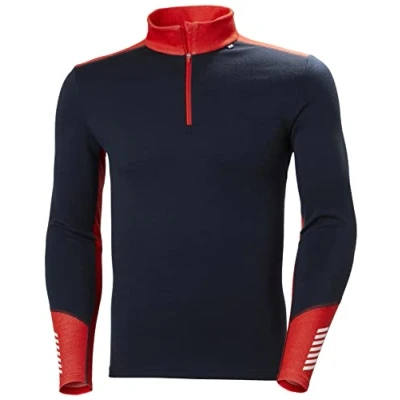 Image of Helly Hansen Men&#039;s Lifa Merino Midweight 1/2 Zip Shirt, New Item, L UK