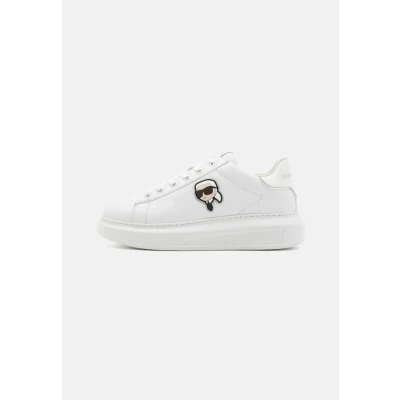 Image of KARL Lagerfeld Kapri LACE Trainers white, Women&#039;s, Size: 2, White Leather