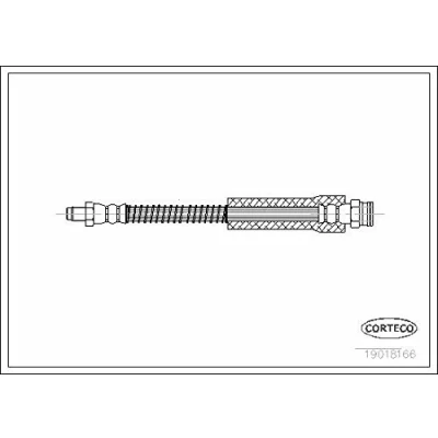 Image of Brake Hose CORTECO 19018166