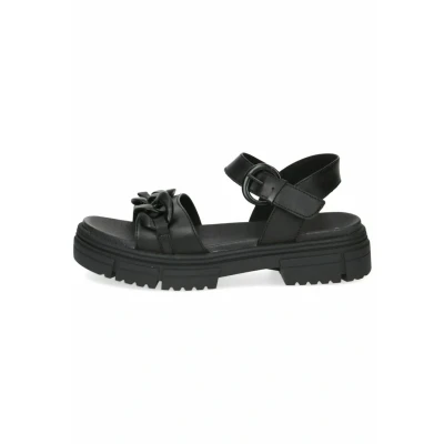 Image of Caprice Platform sandals Black nappa, Women&#039;s, Size: 6.5, nappa Leather