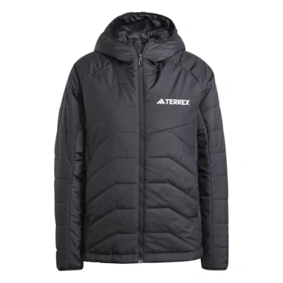 Image of Adidas Terrex Multi Synthetic Insulated Hooded Jacket Outdoor jacket, Women&#039;s, Size: XS, Black
