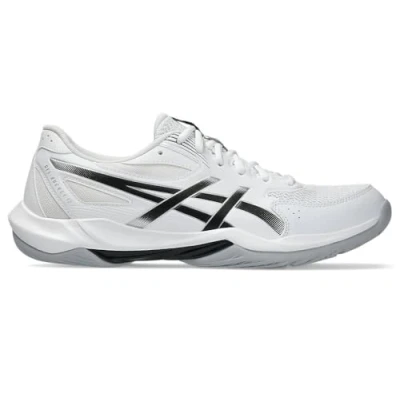 Image of Asics Rocket 12 Volleyball shoes, Men&#039;s, Size: 6.5, White/black shoes