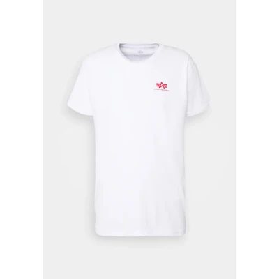 Image of ALPHA INDUSTRIES Men&#039;s Backprint T Shirt, White/Red, S