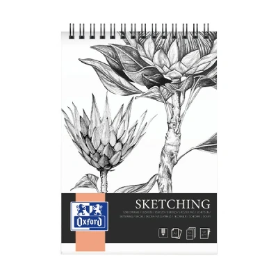 Image of Oxford Sketch pad A3, 50 Sheets, 120 g, on Spiral The Short Side