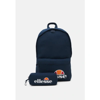 Image of Ellesse Rolby Backpack AND Pencil CASE Unisex SET Rucksack, Size: One Size, Navy