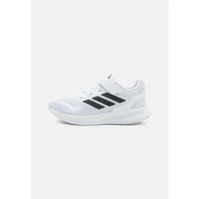 Image of adidas Performance Runfalcon 5 Unisex Neutral running shoes for kids, Size: 10K, Footwear white/core black Textile/synthetics