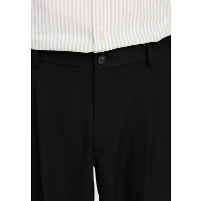Image of Selected Homme SLH Loose FINN FLEX Pants Trousers, Men&#039;s, Size: Medium, Black