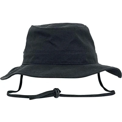 Image of Flexfit Angler Hat, Size: One Size, Black