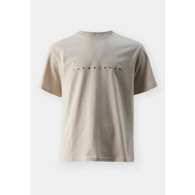 Image of Jack &amp; Jones Jjestar TEE Print Tshirt, Men&#039;s, Size: Small, Moonbeam