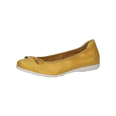 Image of Caprice Ballet pumps, Women&#039;s, Size: 6.5, Yellow perlato Leather
